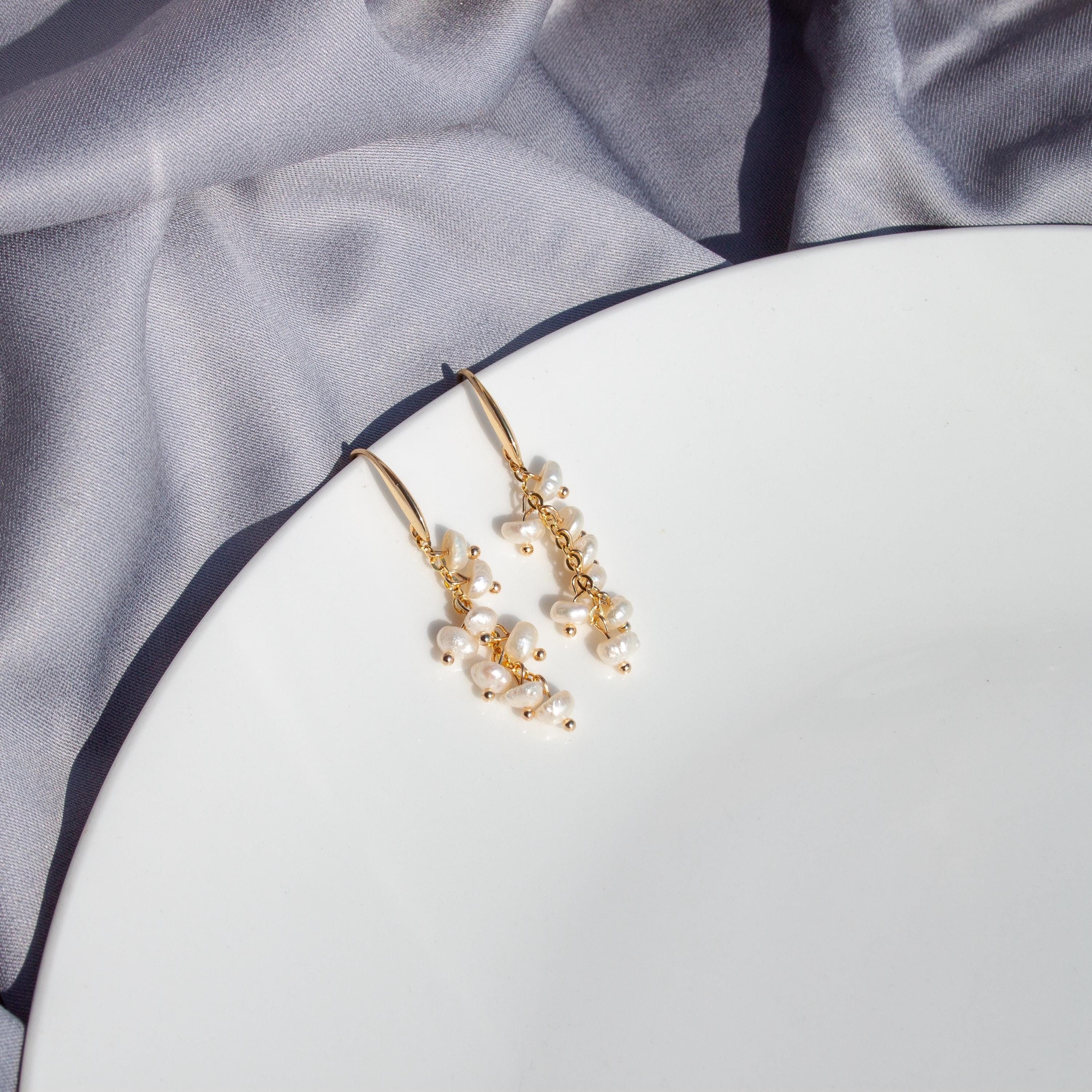 ARKET Freshwater Pearl Hook Earrings | Wardrobe Icons