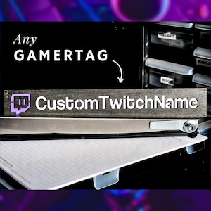 Custom Gaming Gamertag/Name Sign
