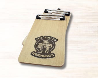 Custom Engraved Wood Clipboard | Personalized Logo Clipboard | Business Branding | 9x6 | Restaurant, Office, Event Gift