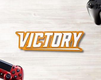 Rivals Victory Sign | Gaming Wall Decor | Superhero Gamer Room Decor Gift