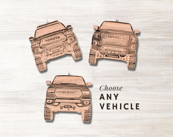 Custom Car Air Fresheners | Personalized Wooden Truck Scents | Fragrance Oil | Reusable SUV Freshener | Long Lasting