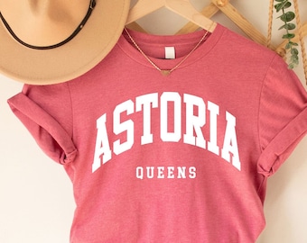 Astoria tshirt, Astoria Tee, Astoria Queens Shirt, Retro Queens Vintage NYC Tee, Astoria Tank Top, Astoria Travelling, Astoria Tee
