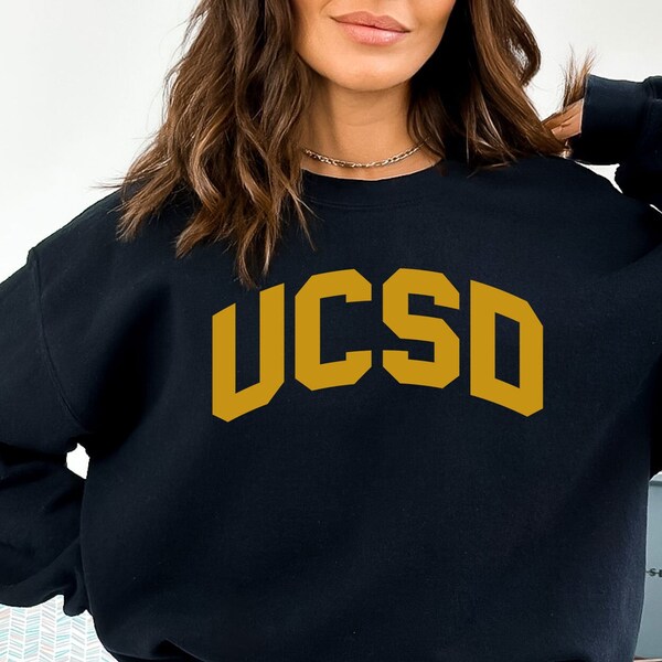 UCSD Sweatshirt,UCSD University Shirt,ucsd University, University of California San Diego Sweater,UCSD University