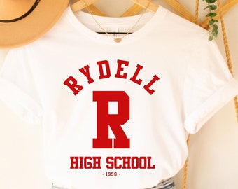 Rydell High School, Rydell High School T-Shirt, 70er 80er Jahre Kostüm, lustiges Greese Shirt, Retro Shirt