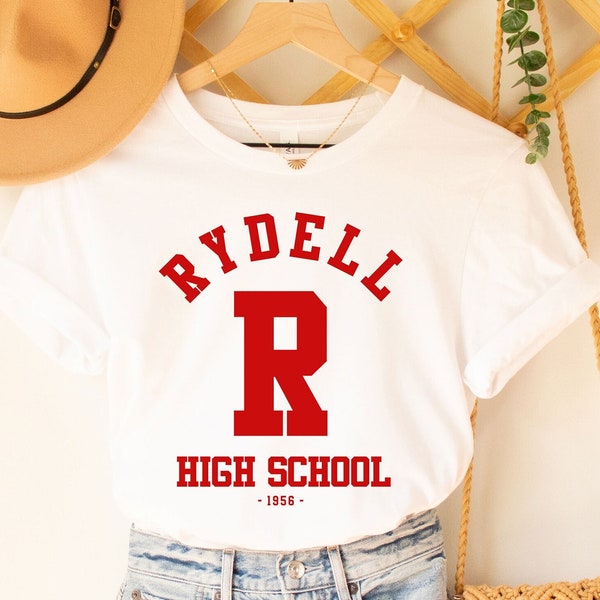 Rydell High School, Rydell High School T-Shirt, 70er 80er Jahre Kostüm, lustiges Greese Shirt, Retro Shirt