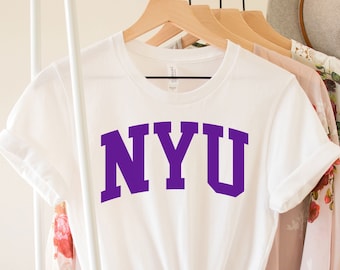 New York University Tee,New York University tshirt, New York Crewneck, Nyu outfit, Nyu New York, Nyu College tshirt