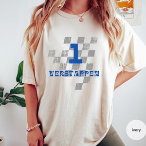 Max Verstappen F1 T-Shirt: Comfort Colors Race Day Tee