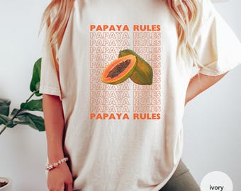 Papaya Rules Formula One T-Shirt, Lando Norris F1 Shirt, Oscar Piastri Papaya Club, Lando Norris F1 Shirt, Race Day Merch,Formula 1 gifts