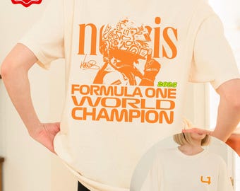 Formula 1 Shirt, Lando Norris 2025 T-Shirt, Formula One World Champion, F1 Merch, Norris Race Day Shirt,Gifts F1 Shirt, Champions 2025
