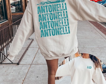 Kimi Antonelli Formula 1 Sweatshirt,  Formula One Crewneck, F1 Racing Team, Antonelli 12 Merch Gift, World Champion Gift, Racing Shirt Gifts
