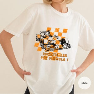 Formula One Shirt,  Formula 1 Racing T-Shirt, Sundays are for Formula 1, Race Weekend Formula 1 Merch, Race Day Shirt,  Formula1 Gifts