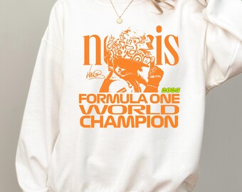 2025 Lando Norris Formula 1 Sweatshirt,  Formula One Crewneck, F1 Racing Team, Norris 4 Merch Gift, World Champion Gift, Racing Shirt Gifts