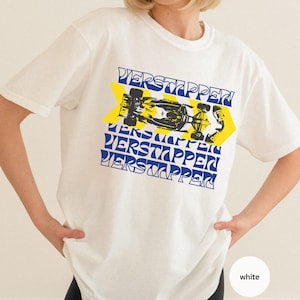 Comfort Colors Max Verstappen T-Shirt: Formula 1 Race Day Tee