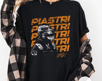 Oscar Piastri F1 T-Shirt: Papaya Racing Graphic Tee