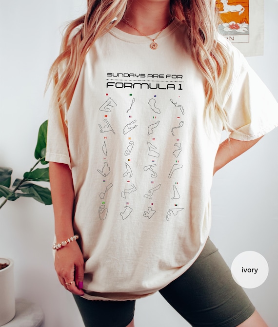 Sundays are for Formula1 Shirt, Race Weekend Formula 1, Circuit Map, F1 Race Day Merch,  Formula1 Gifts Women/ Men, Formula one gift, F1 fan