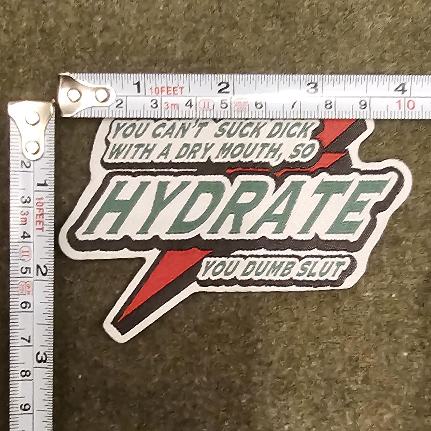 Very Offensive Hydration Funny Morale Patch - Etsy