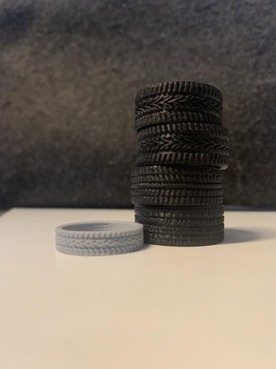 Set di anelli per pneumatici: modelli 3D unici per misure di