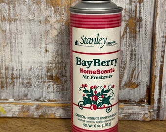 Stanley Home Products BayBerry HomeScents Air Freshener 6oz Vintage Spray Can