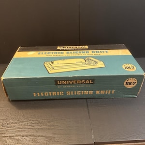 Vintage Universal General Electric Slicing Knife Model UK-2 Working Condition
