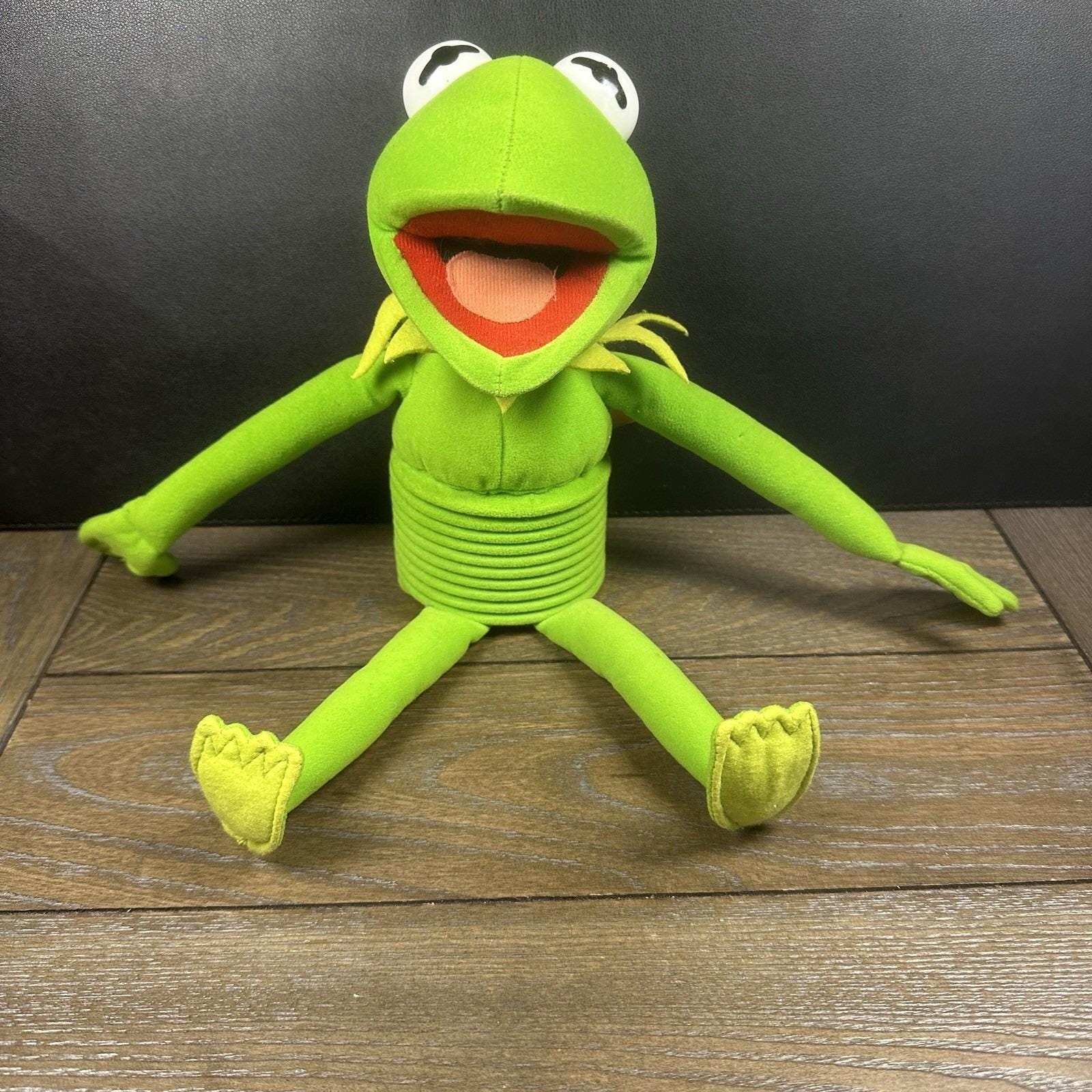 Vintage Nanco Sesame Street Kermit the Frog Slinky Suction Cup 13