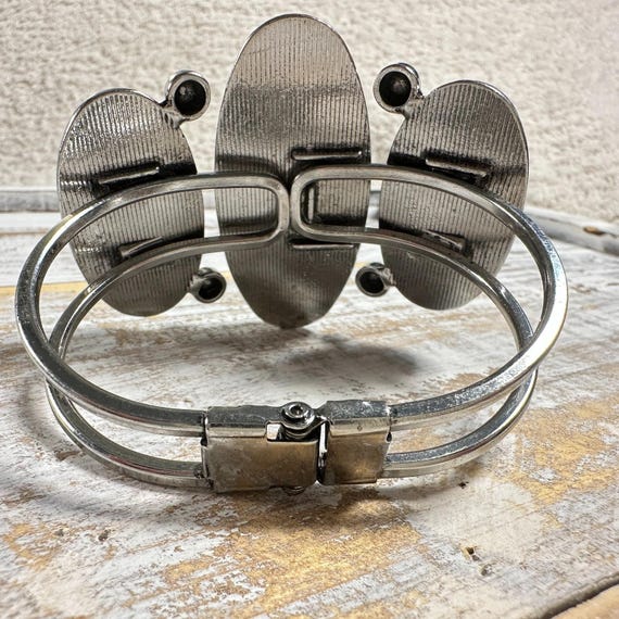 Plunder Turquoise Hinged Bangle Statement Bracelet - image 10