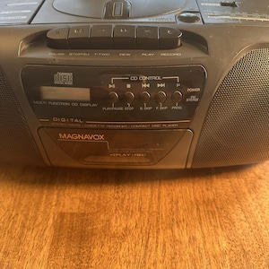 Magnavox AZ8006 GY01 Boombox CD Radio Cassette Recorder Player RETRO 1995 TESTED