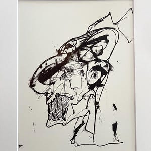 Drawing 1 - Ink Art Print