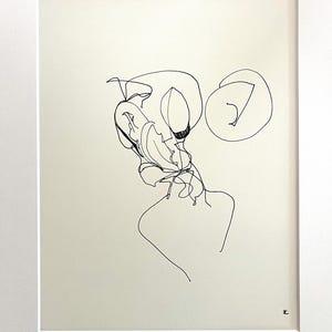 Drawing 10 - Ink Art Print