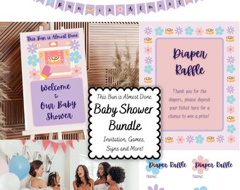 Babyshower-paket - Den här bullen är nästan klar