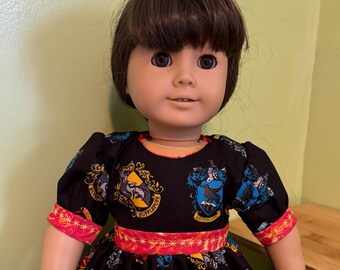 Handmade Harry Potter Doll Dress: 18" American Girl Doll Clothes