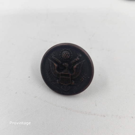 Antique WW1 Military Great Seal Uniform Button - Individual Button