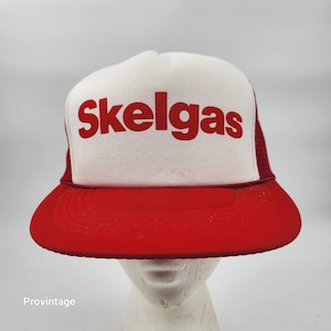 Vintage Foam Snapback Trucker Hat - Skelgas - A2