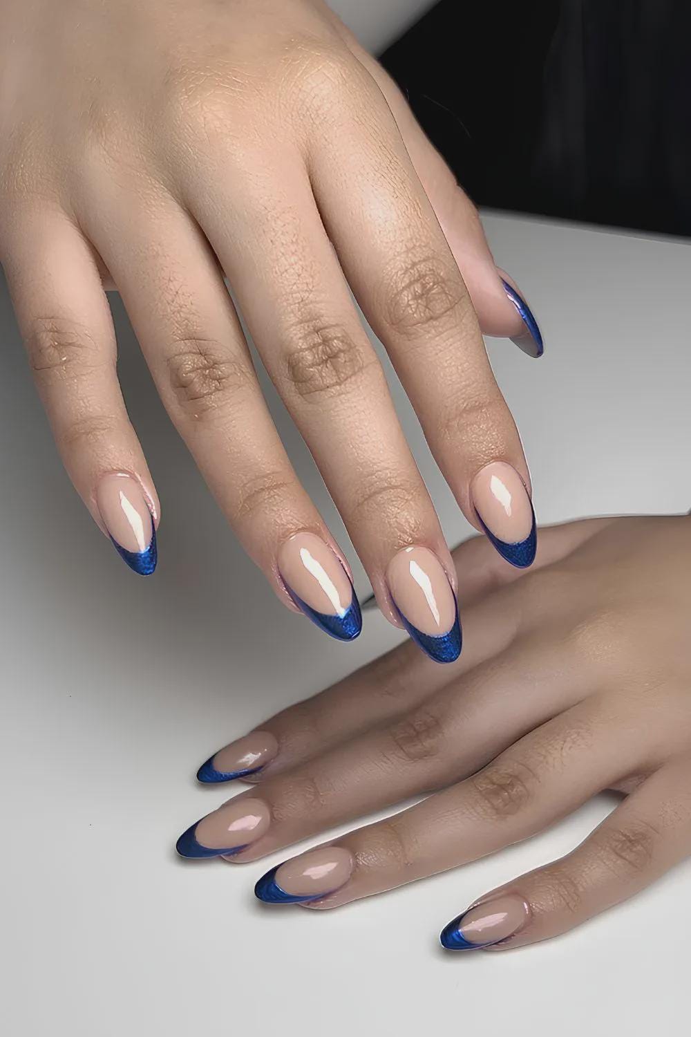 princess polly baby blue dress Nails for Navy Blue Dress: Perfect Color Guide