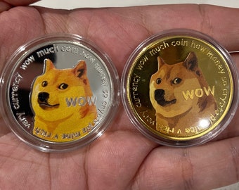 Physical DogeCoin (DOGE) Challenge Coin - CryptoCoinzAU