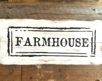 Farmhouse Wooden sign home Decor