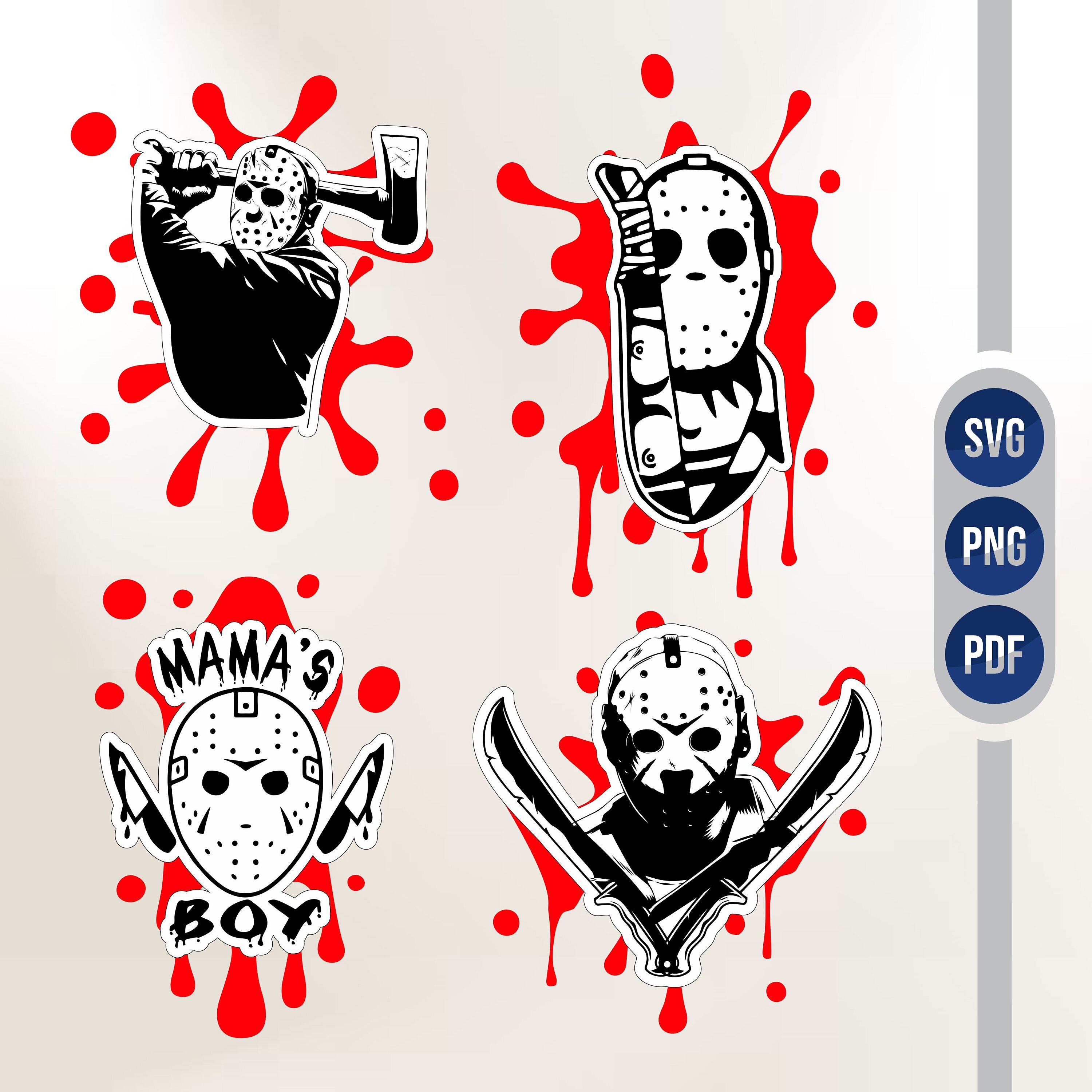 Jason Art, Jason Svg, Jason Horror Character Png, Halloween Character