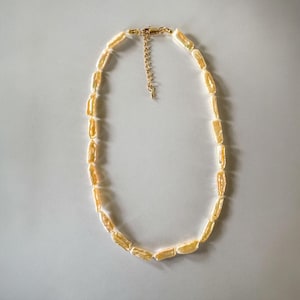 Lustrous Biwa Pearl Necklace | Iridescent Freshwater Pearl | Everyday Chic Pearl Jewelry