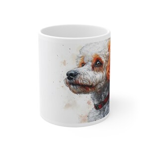 Poodle Print Coffee Tea Mug - Poodle Cup for Dog Lovers & Nature Enthusiasts, Perfect Gift for Home and Office