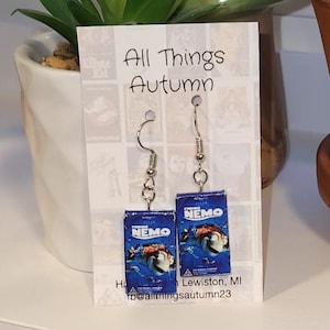 NEMO Disney VHS Jewelry- Movie Dangle Jewelry- fish Jewelry