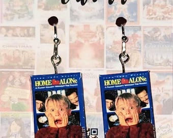Home Alone, Mini VHS earrings, Christmas Stocking Stuffer