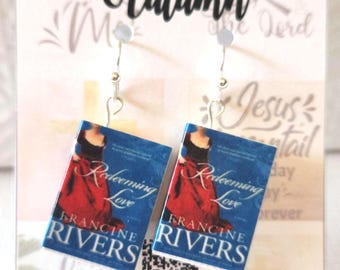 Redeeming Love minibook earrings, Bible Study Accessories