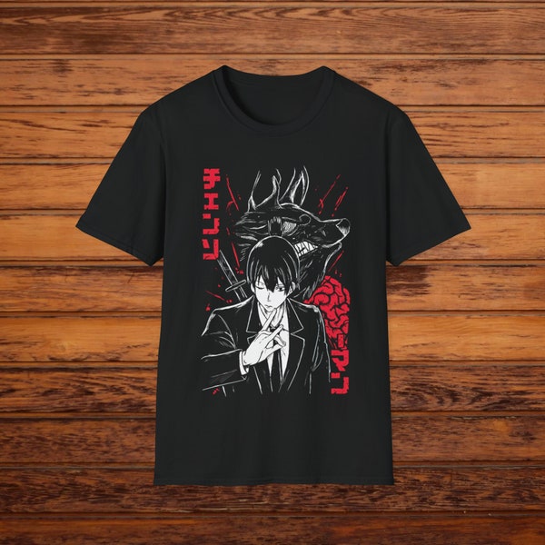 Aki Chainsaw Man T-Shirt - Unisex Anime Lover Tee, Japanese Streetwear Style, Casual Manga Fan Gift