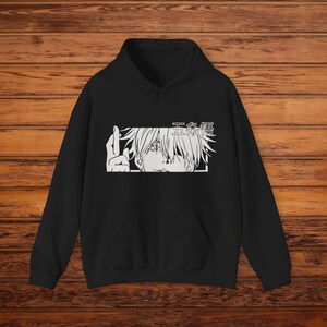 Satoru Gojo Hoodie - Anime JJK Domain Expansion Design, Unisex Japanese Streetwear, Perfect Gift for Anime Enthusiasts