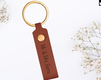 Custom Engraved Keychain: Personalized Text, Name, or Logo