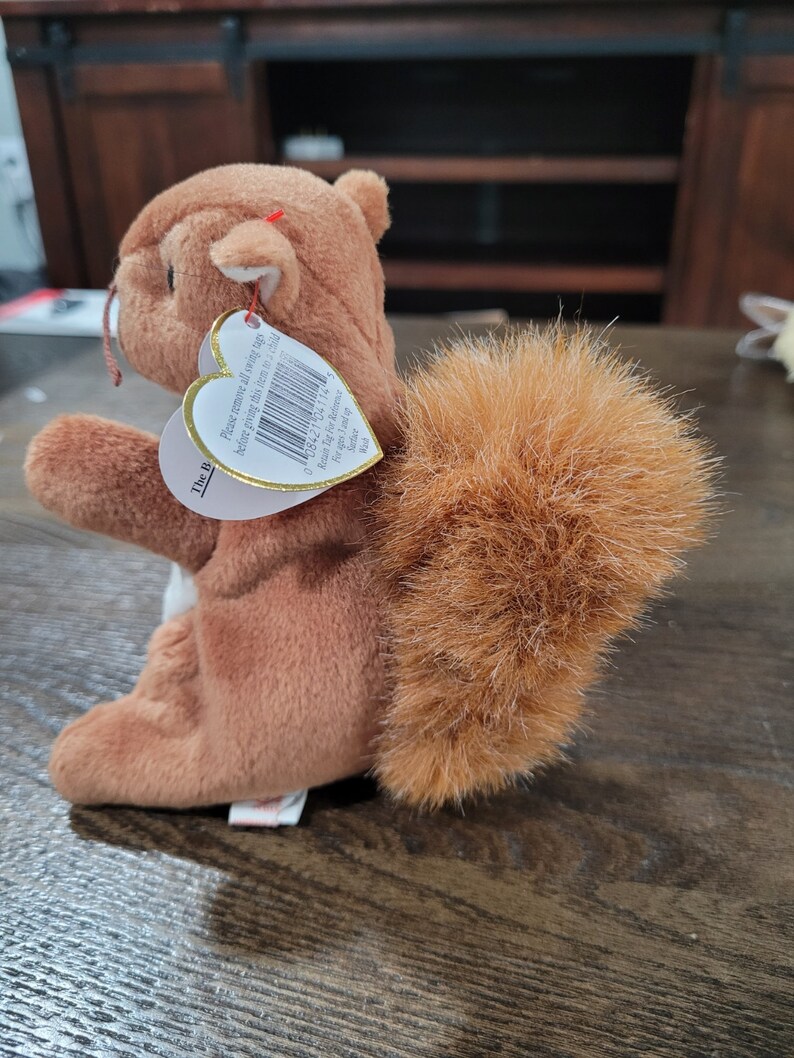 Nuts EXTREMELY RARE 1996 Original Beanie Baby Mint Condition Etsy