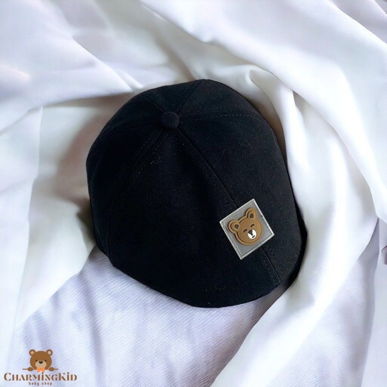 Adorable Baby Boy Beret Hat Cute Bear Design for Outdoor Style and Comfort Comfortable and