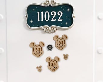 Regalo de polvo de hadas para cruceros de Disney, imán para nevera con gofre de Mickey, idea de intercambio de extensor de peces, decoración de puerta, camarote, extensor de peces para cruceros de Disney