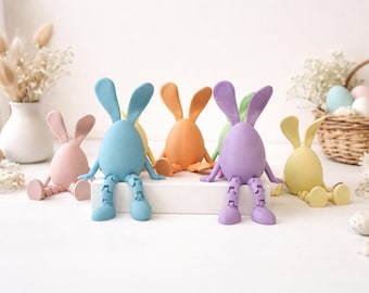 Mini Bunny Egg Fun Easter Basket Stuffer for Kids 3D Printed Cute Toy and Gift for Easter