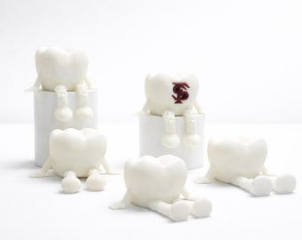 Molar Tooth Articulated gift, Dental Desk Decor, Dentist Gift, Dental Student Toy, 3D Printed Tooth Fidget