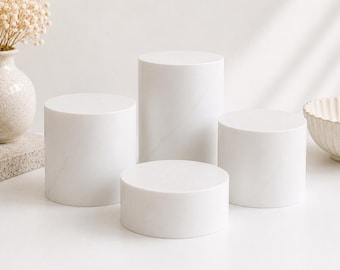 Photo Prop Riser Display, Smooth Cylinder Pedestal Stand, Product Photography Display, Boutique Display Riser, Retail Display Prop